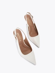 Carvela Spirit Sling Cream Shoes - Image 2 of 4
