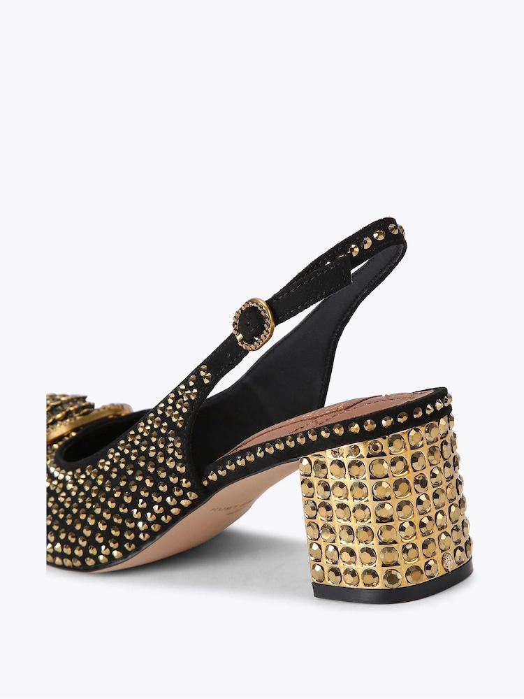 Kurt Geiger London Chelsea Block Slingback Heels - Image 5 of 5 Kurt Geiger London Chelsea Block Slingback Heels - Image 5 of 5