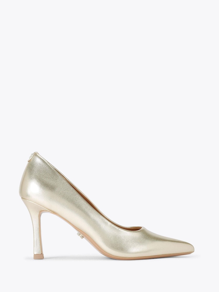 Dorado - Carvela Black Corletta Court Shoes - Imagen 1 de 4