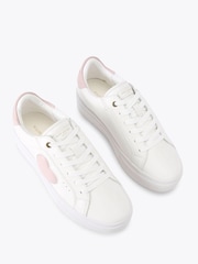 Kurt Geiger London Denim Lana Heart Trainers - Image 2 of 4