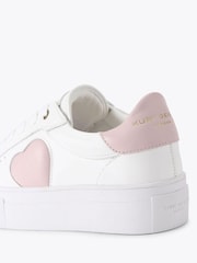 Kurt Geiger London Denim Lana Heart Trainers - Image 4 of 4
