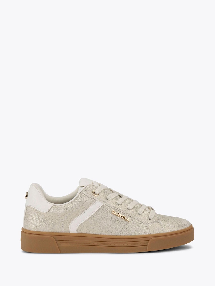 Carvela Gold Daze Gum Trainers - Image 1 of 4