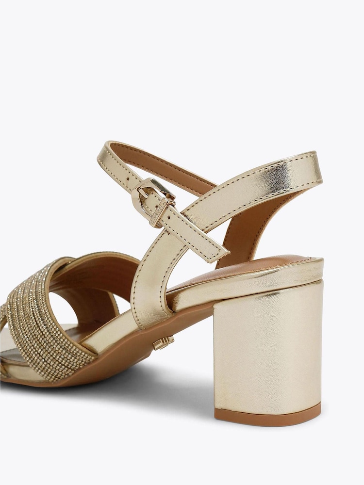 Gold - Carvela Divine Block Sandals - Bild 4 von 4 Gold - Carvela Divine Block Sandals - Bild 4 von 4
