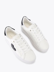 Kurt Geiger London Denim Lana Heart Trainers - Image 2 of 4