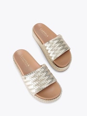 Dorado - Carvela Lucca Flatform Sandals - Imagen 2 de 4