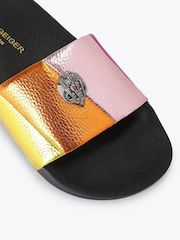 Kurt Geiger London Pink Kids Mini Meena Eagle Sandals - Image 3 of 4