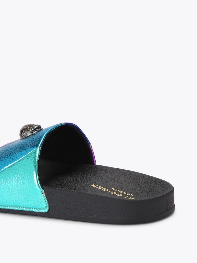 Kurt Geiger London Pink Kids Mini Meena Eagle Sandals - Image 4 of 4 Kurt Geiger London Pink Kids Mini Meena Eagle Sandals - Image 4 of 4