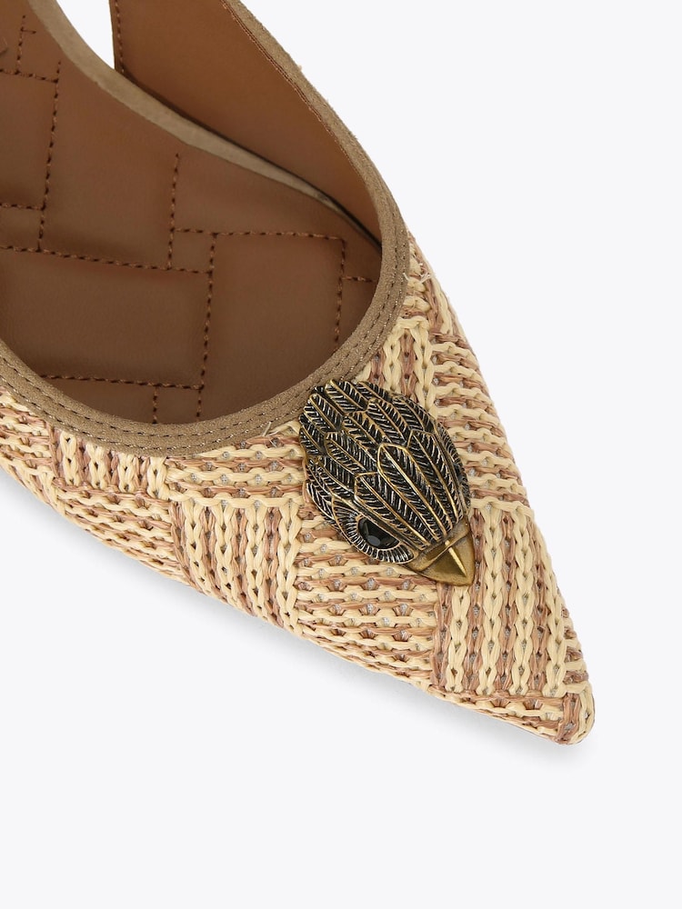 Kurt Geiger London Belgravia Eagle Sling Back Shoes - Image 4 of 4