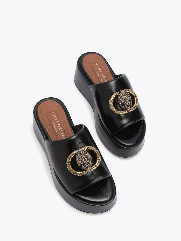 Kurt Geiger London  Chelsea Flatform Mule Sandals - Image 2 of 4
