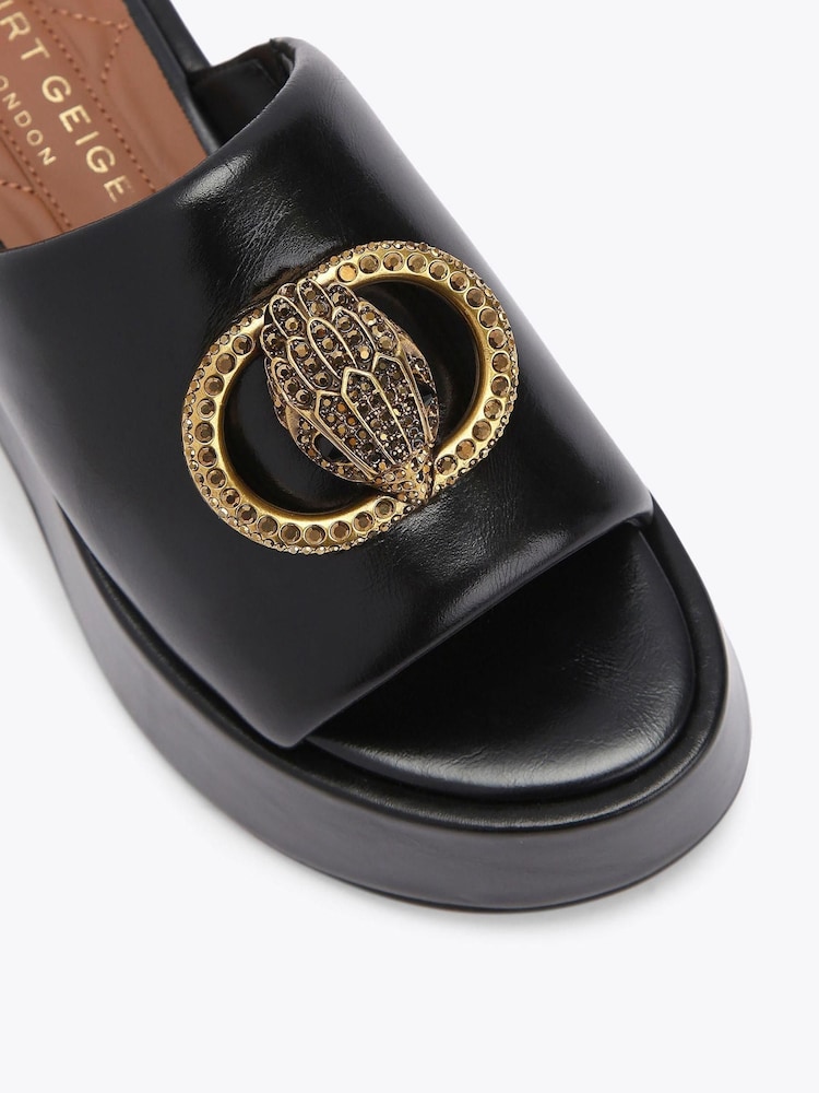 Kurt Geiger London  Chelsea Flatform Mule Sandals - Image 4 of 4