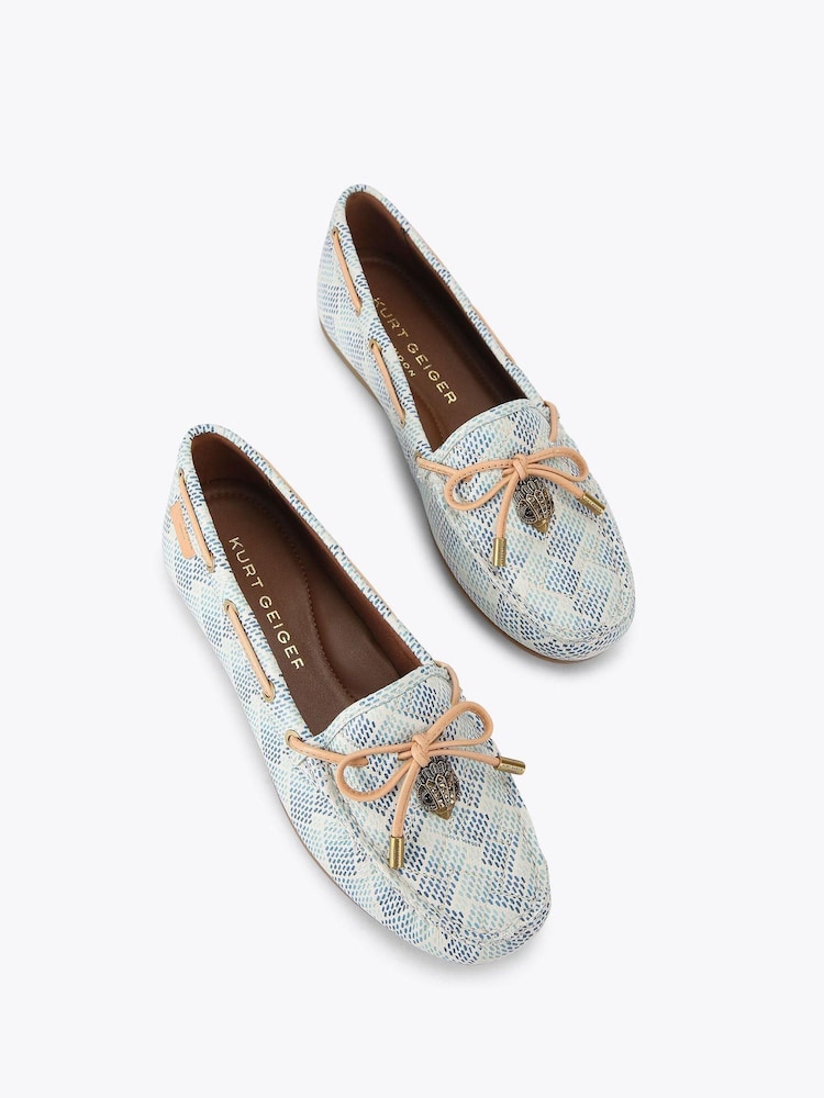 Kurt Geiger London Eagle Moccasin Leather Pumps - Image 2 of 4