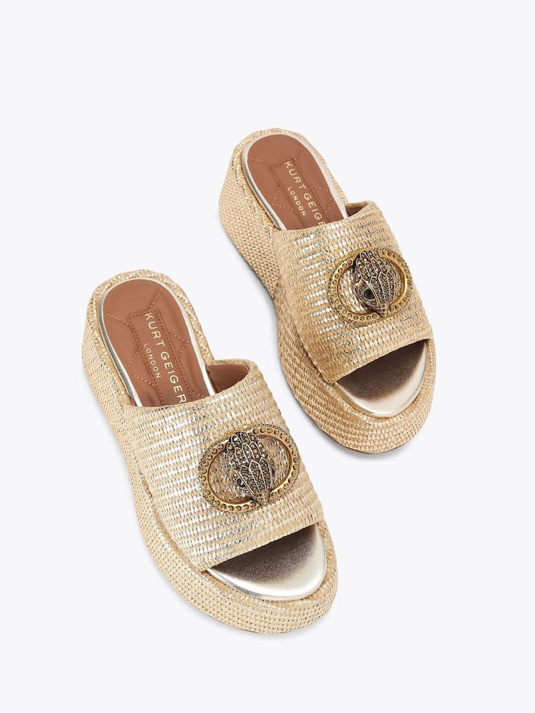Kurt Geiger London  Chelsea Flatform Mule Sandals - Image 2 of 4