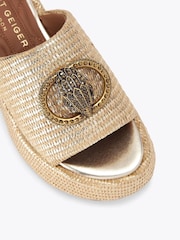 Kurt Geiger London  Chelsea Flatform Mule Sandals - Image 3 of 4