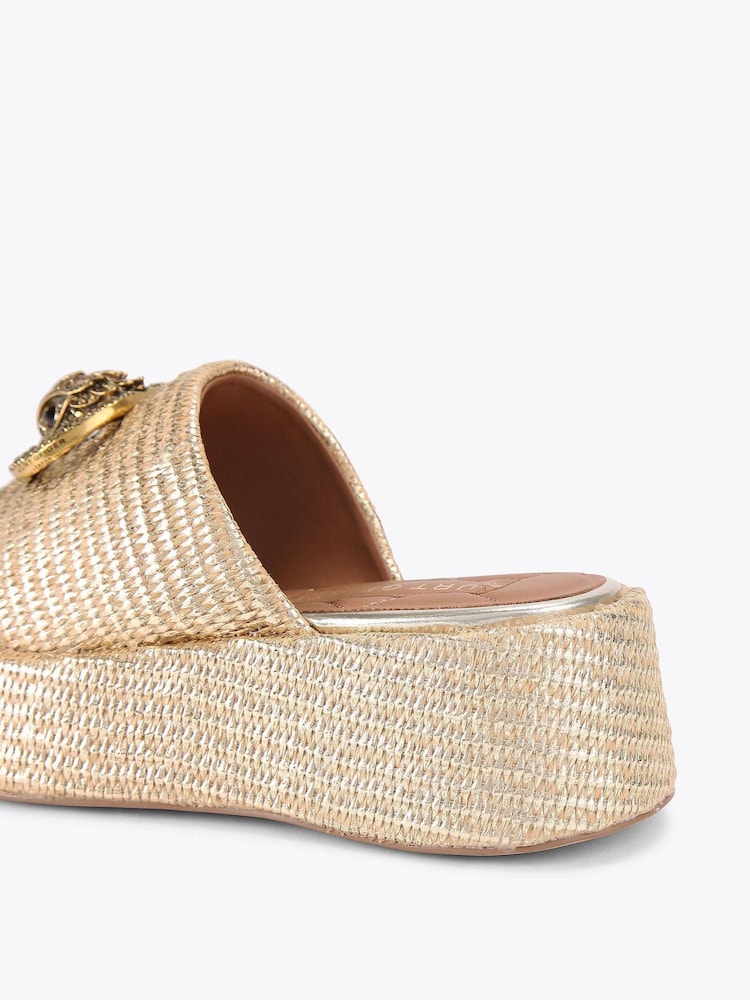 Kurt Geiger London  Chelsea Flatform Mule Sandals - Image 4 of 4