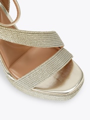 Goud - Carvela Gold Gala Platform Sandals - Image 5 of 5