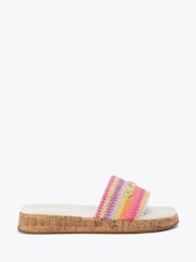 Carvela Pink Cloud Stripe Sandals - Image 1 of 4