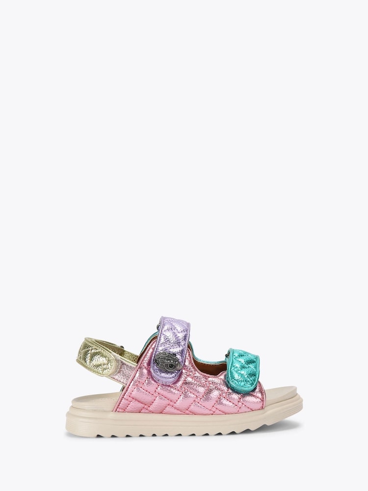 Kurt Geiger London Kids Pink Mini Orson Sandals - Image 1 of 4