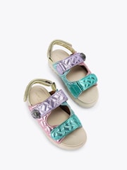 Kurt Geiger London Kids Pink Mini Orson Sandals - Image 2 of 4