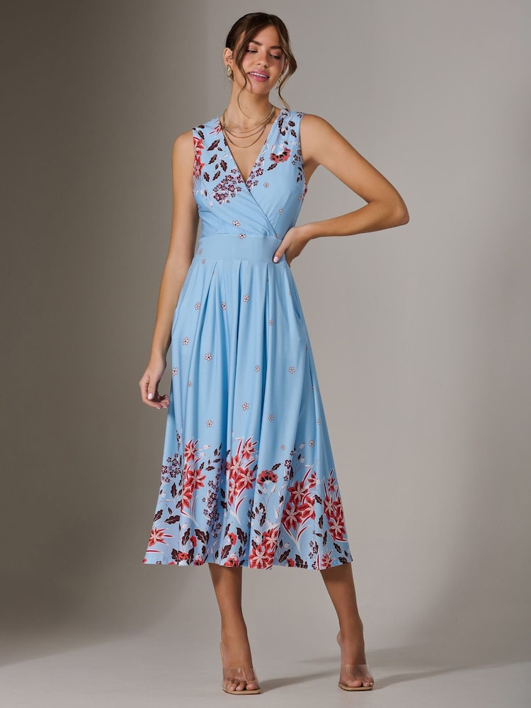 Jolie Moi Jersey Sleeveless Midi Dress - Изображение 1 из 5