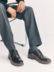 Burgundy Red Heritage Derby Shoes - Image 1 of 6