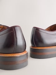 Burgundy Red Heritage Derby Shoes - Image 6 of 6
