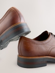 Tan Brown Heritage Derby Shoes - Image 4 of 5