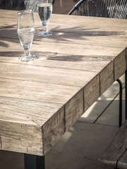 Gallery Home Grey Taranto 8 Seater Garden Dining Table - Image 2 of 6