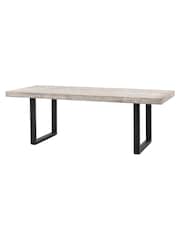 Gallery Home Grey Taranto 8 Seater Garden Dining Table - Image 5 of 6