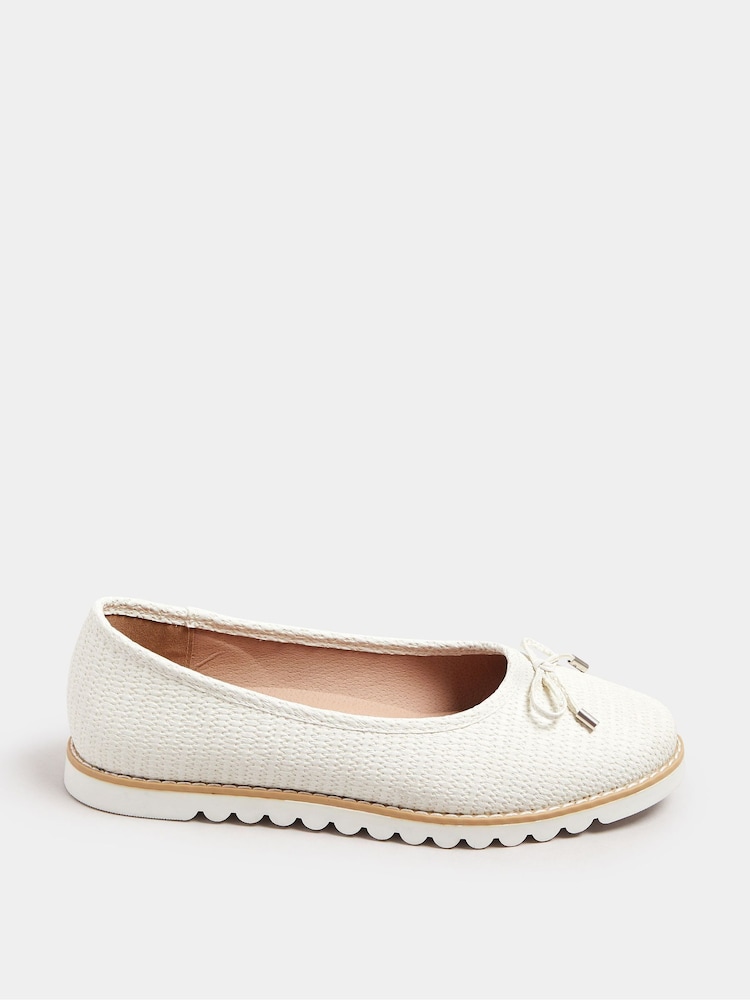 de baléYours Curve Extra WovenWide Fit Pumps - Imagem 2 de 5