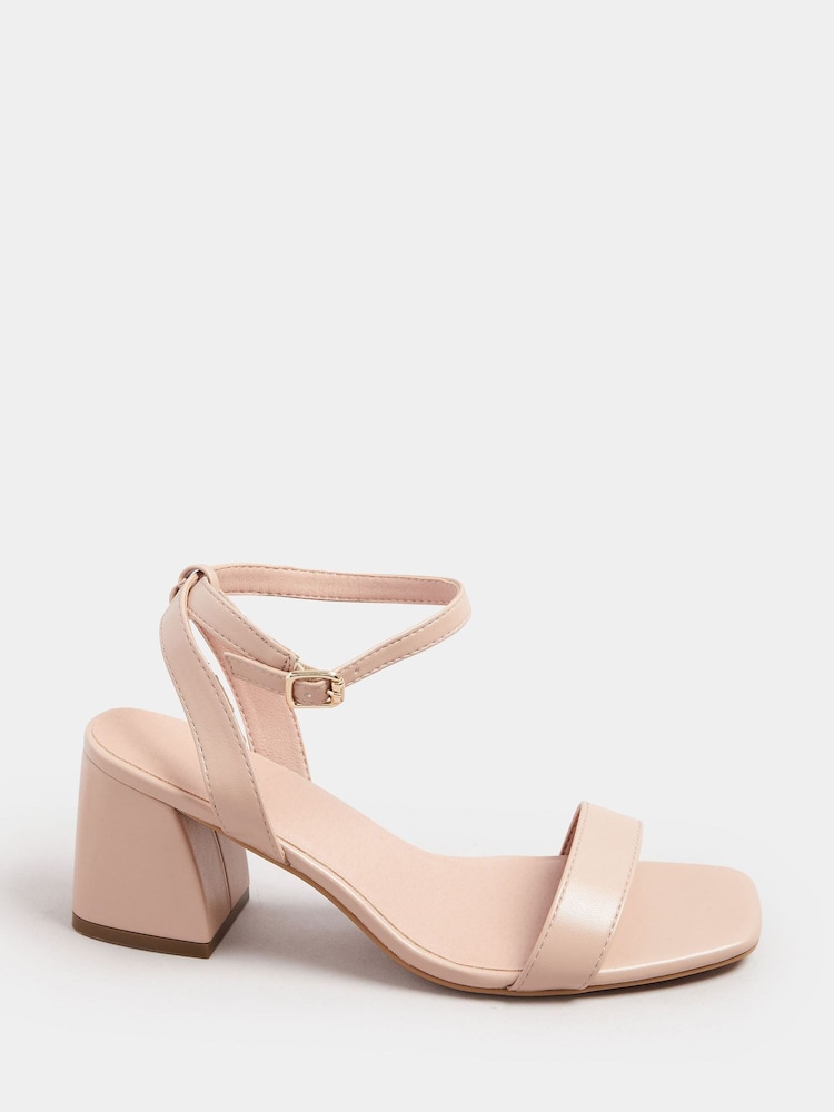 Телесный - Yours Curve Two Part Block Sandals - Image 2 of 5