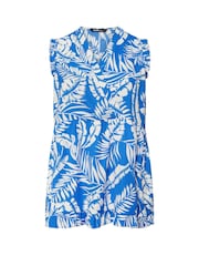 Hellblau - Yours Curve Frill Hem Top - Bild 5 von 5