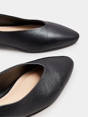 Preto - Long Tall Sally Low Block Almond Court Shoes - Imagem 5 de 6