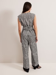 Phase Eight Black Petite Mariana Trousers - Image 2 of 6