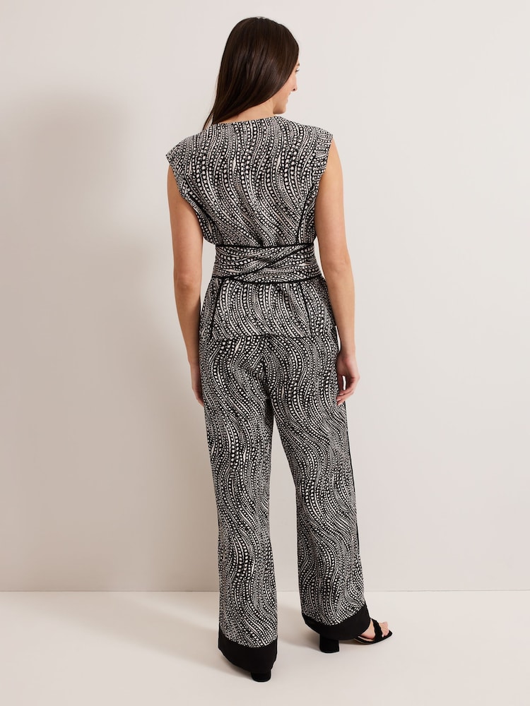 Phase Eight Black Petite Mariana Trousers - Image 2 of 6