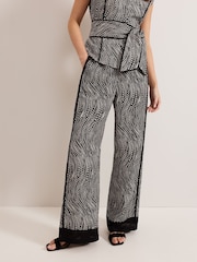 Phase Eight Black Petite Mariana Trousers - Image 4 of 6