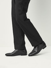 Black Slim Derby Shoes - Image 1 of 7