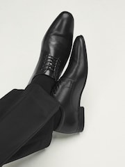 Black Slim Derby Shoes - Image 2 of 7