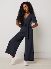 M&Co Petite Crop Jumpsuit - Imagen 1 de 5