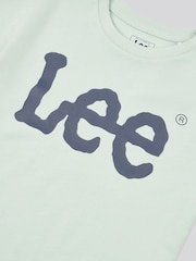 Lee Green Boys Wobbly Graphic Print 100% Cotton T-Shirt - Image 3 of 3