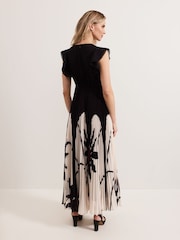 Phase Eight Black Petite Uma Maxi Dress - Image 2 of 7