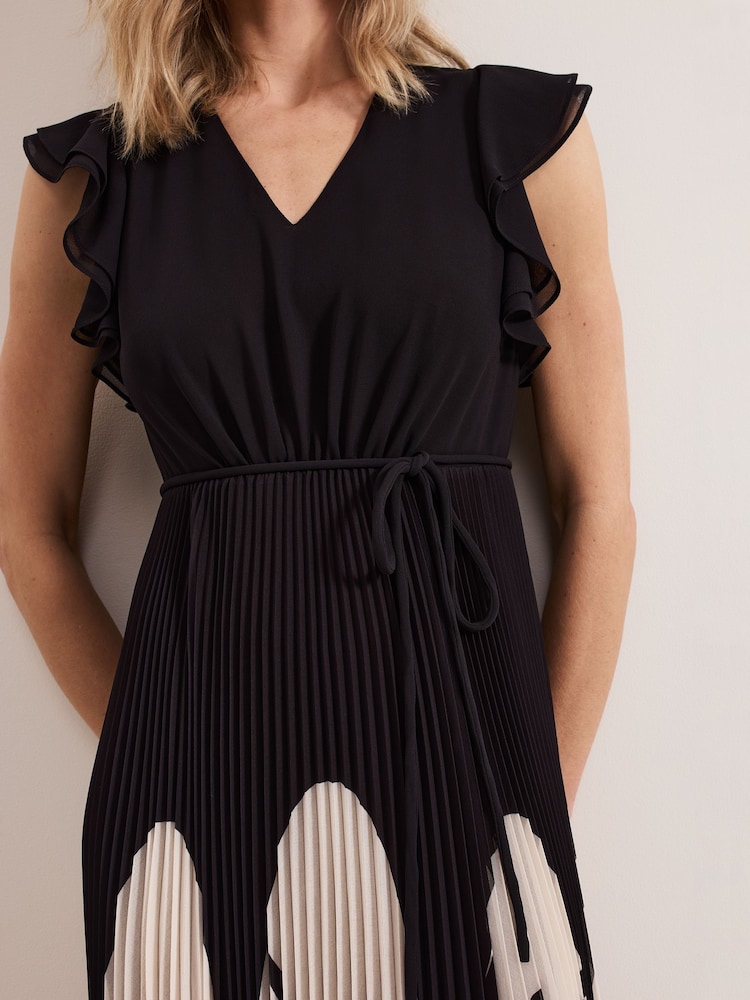 Phase Eight Black Petite Uma Maxi Dress - Image 6 of 7