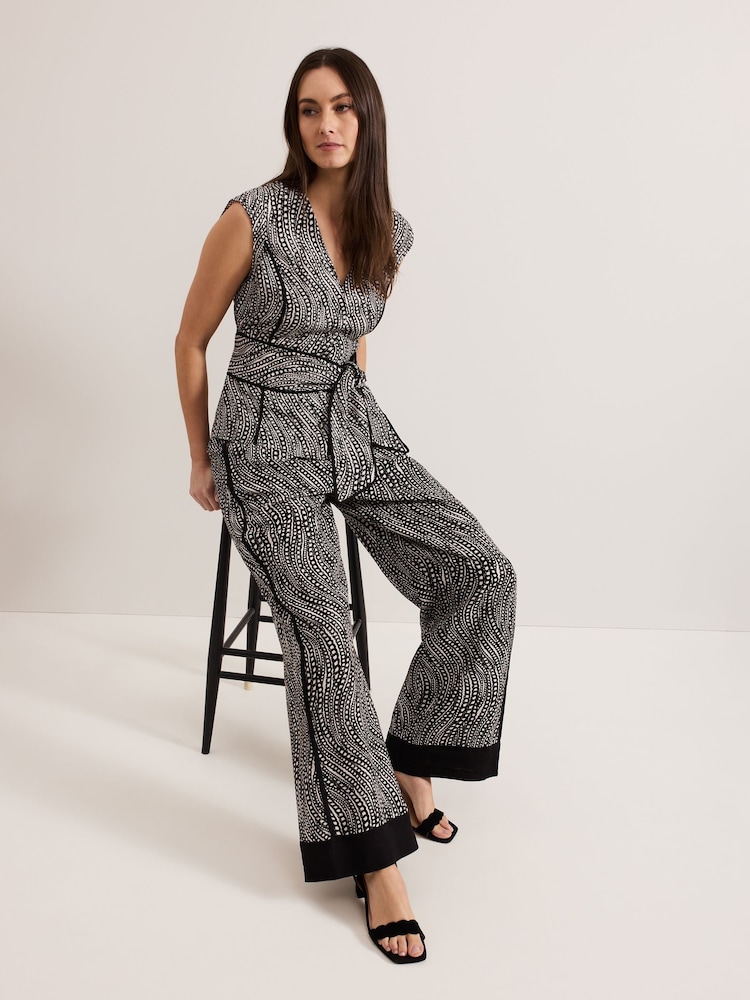 Phase Eight Black Mariana Print Top - Image 5 of 7
