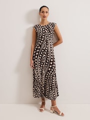 Phase Eight Brown Kristy Midaxi Dress - Image 1 of 7