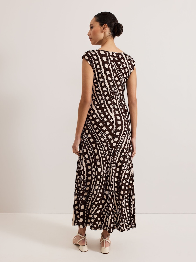 Phase Eight Brown Kristy Midaxi Dress - Image 2 of 7