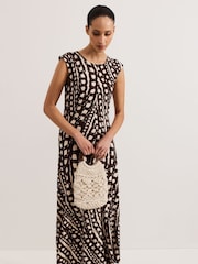 Phase Eight Brown Kristy Midaxi Dress - Image 3 of 7