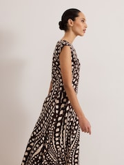 Phase Eight Brown Kristy Midaxi Dress - Image 5 of 7