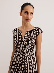 Phase Eight Brown Kristy Midaxi Dress - Image 6 of 7