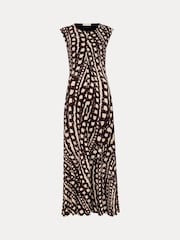 Phase Eight Brown Kristy Midaxi Dress - Image 7 of 7