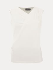 Phase Eight White Sutton Drape Top - Image 6 of 6