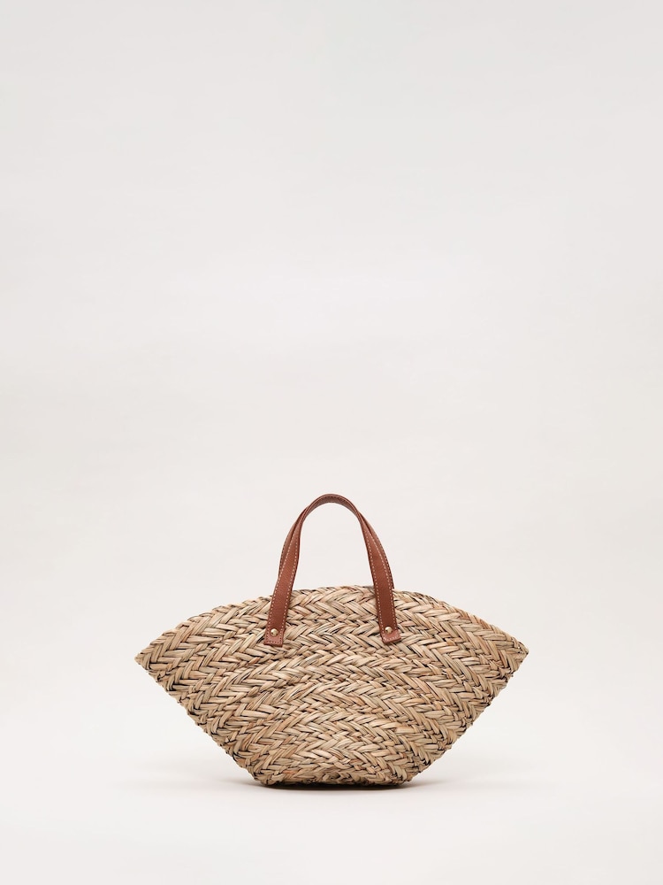 Phase Eight Natural Mini Straw Tote Bag - Image 1 of 7